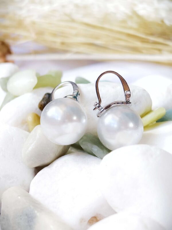 Classic Pearl Hoops