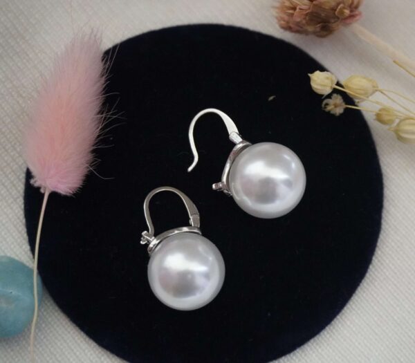 Classic Pearl Hoops