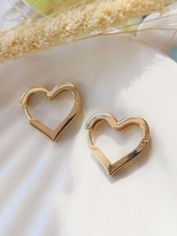 Olivia Heart Hoops