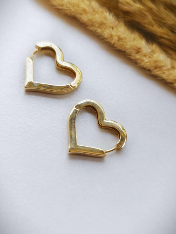 Olivia Heart Hoops