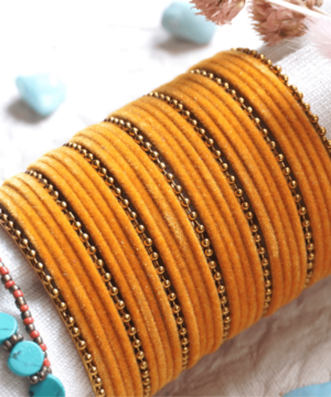 velvet bangles, bangles for women, gold bangles for women, gold kada for women, ladies bangles, bangle design