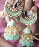 gold earrings