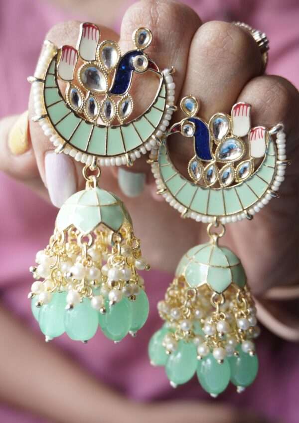 gold earrings