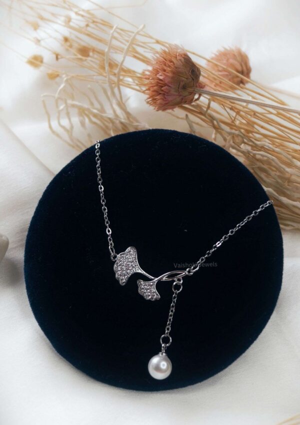 silver necklace