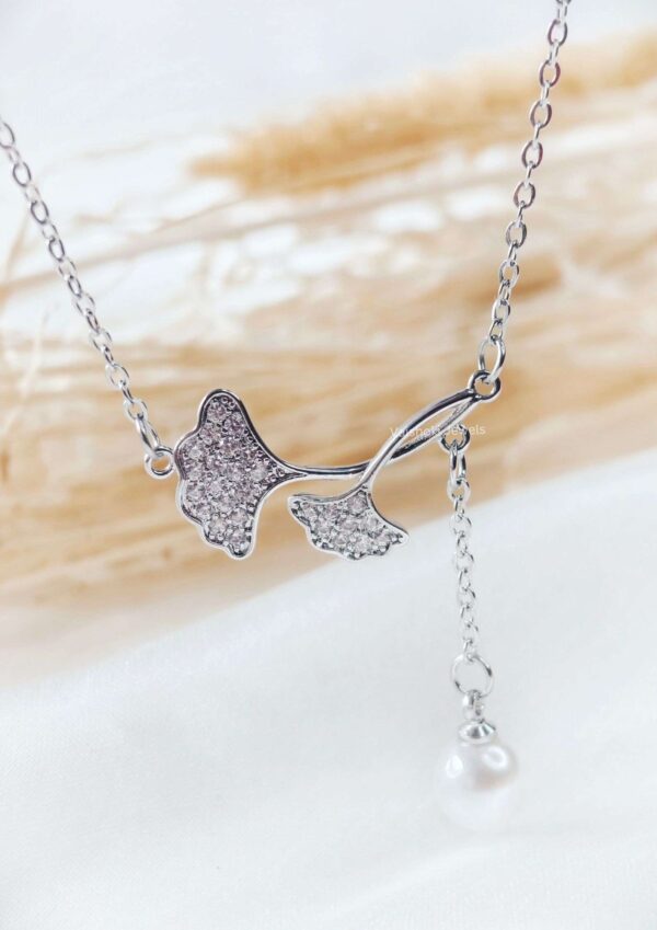 silver necklace