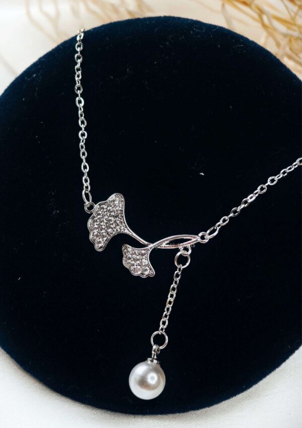 silver necklace