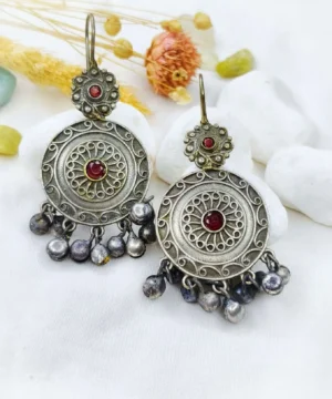 Silver earrings for women