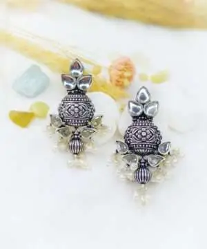 silver earrings for women