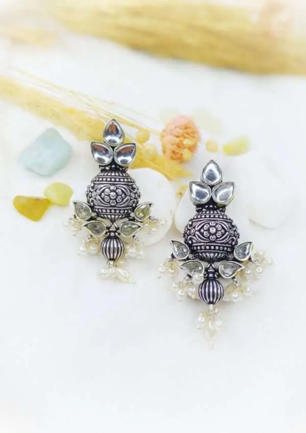 silver earrings for women