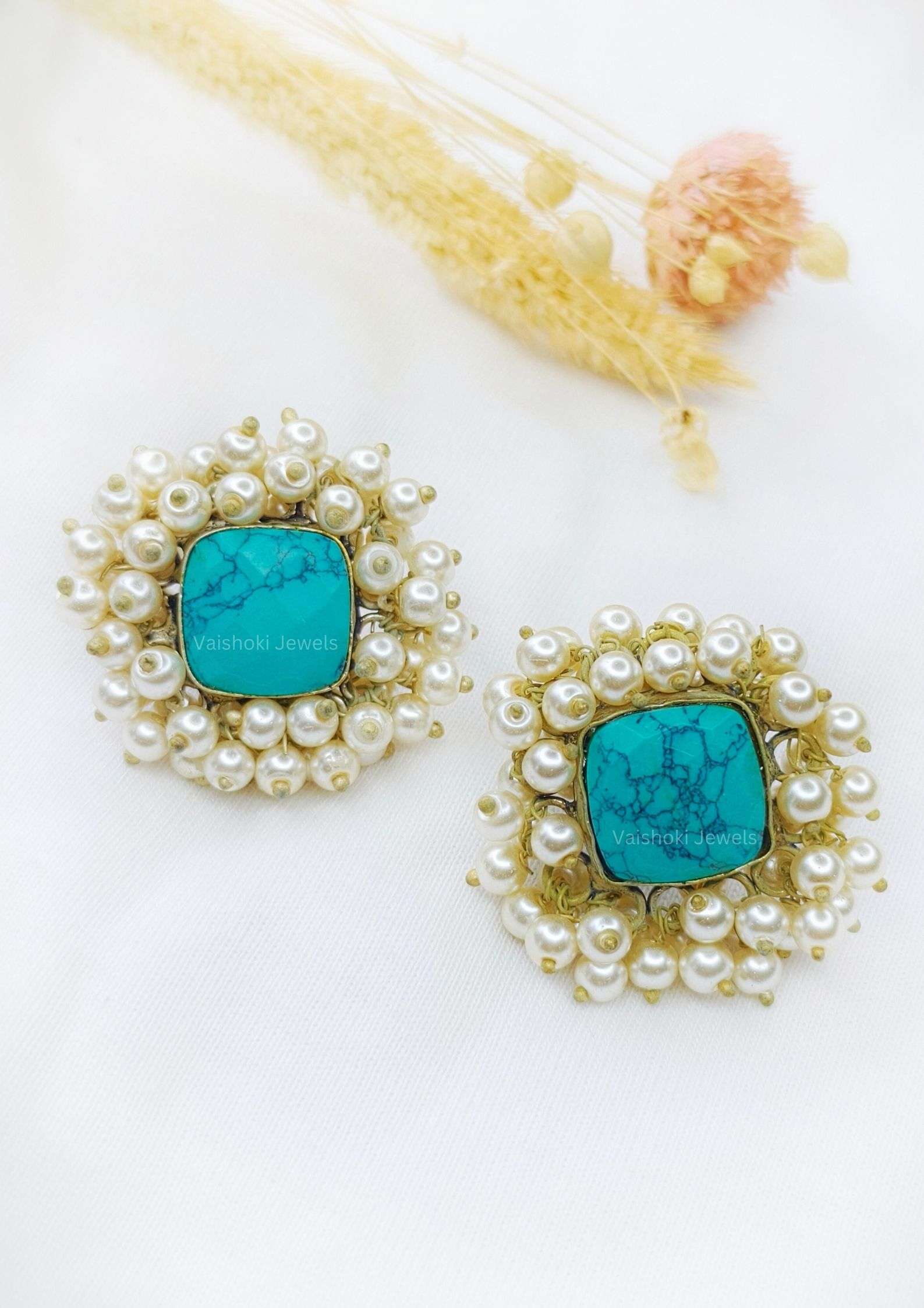 pearl earrings for women