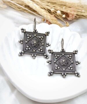 Silver earrings for women