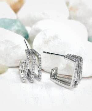 silver earrings for women