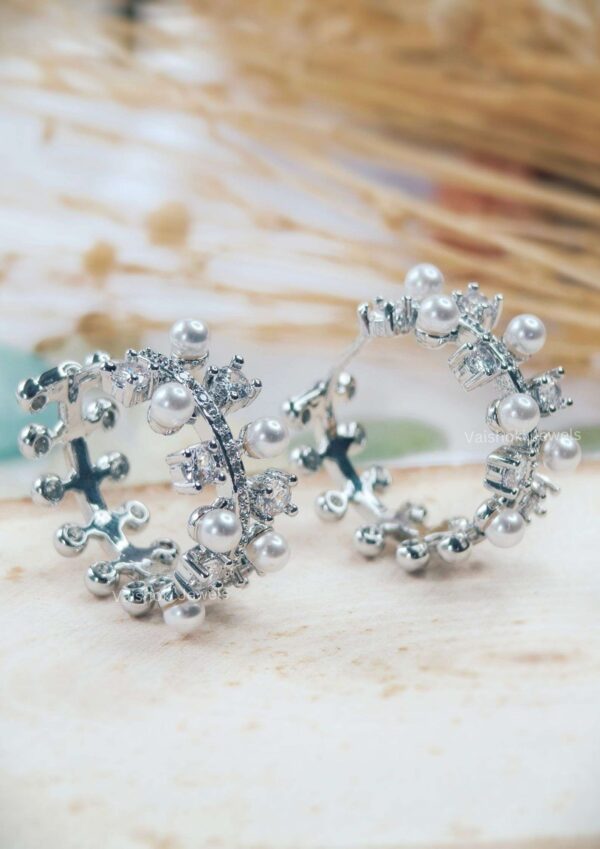silver earrings for women