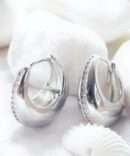 silver earrings for women