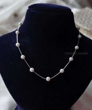 pearl necklace - www.vaishokijewels.com