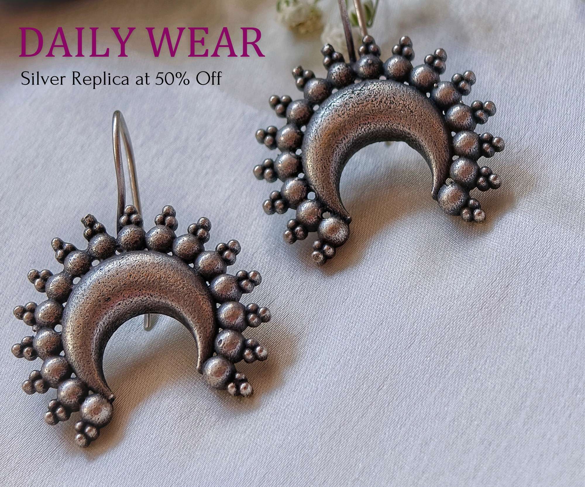 silver earrings for women