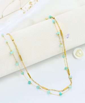 Gold Plated jewellery necklace gold necklace gold chain necklaces for women gold chains for women gold pearl necklace