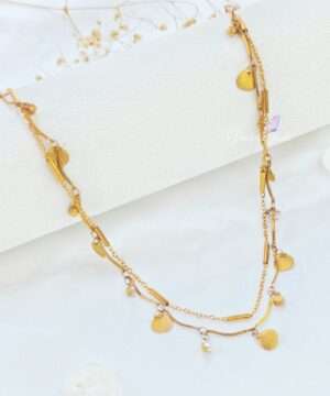 Gold Plated jewellery necklace gold necklace gold chain necklaces for women gold chains for women