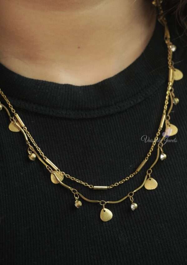 Gold Plated jewellery necklace gold necklace gold chain necklaces for women gold chains for women