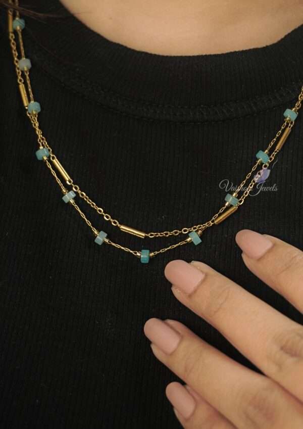 Gold Plated jewellery necklace gold necklace gold chain necklaces for women gold chains for women