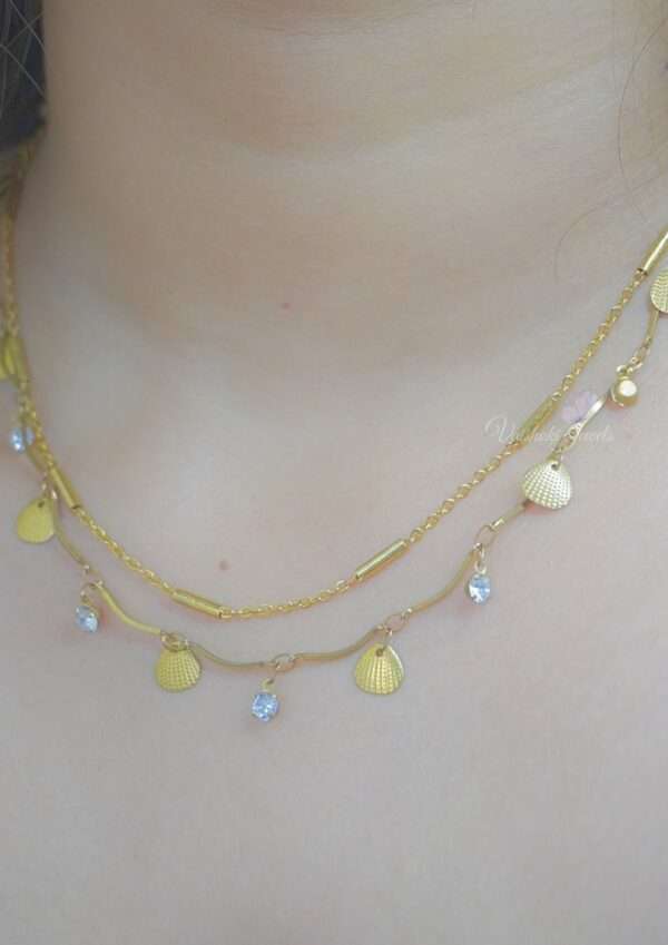 Gold Plated jewellery necklace gold necklace gold chain necklaces for women gold chains for women